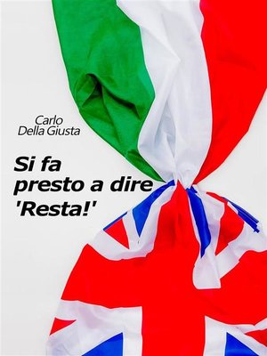 cover image of Si fa presto a dire 'Resta!'